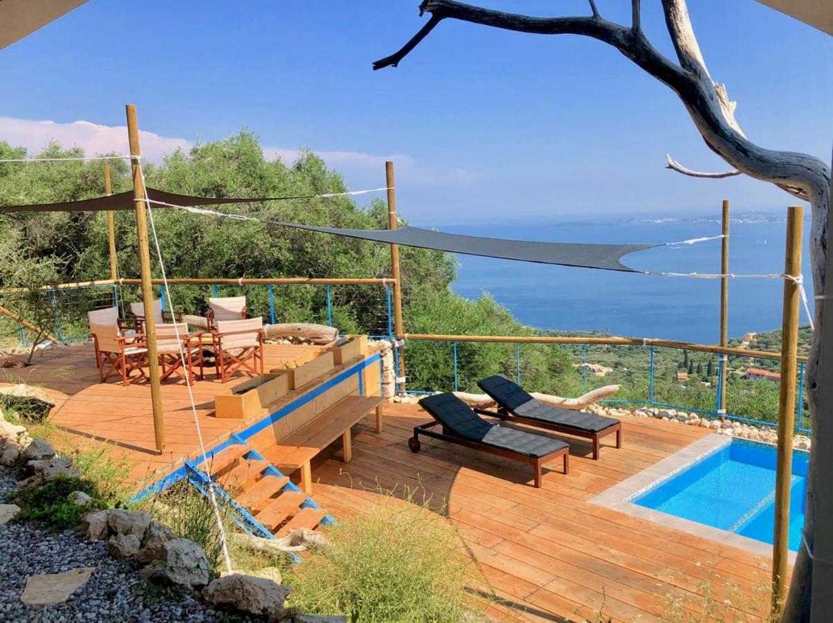 House Sienna Of Villa Intaba Best Views Corfiot Riviera Corfu Island Greece Contemporary Design Pool With Spectacular Sea Views Close To Ipsos Beach Pyrgi  外观 照片