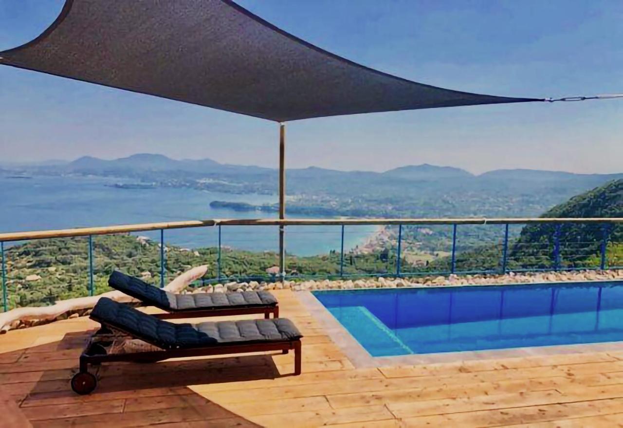 House Sienna Of Villa Intaba Best Views Corfiot Riviera Corfu Island Greece Contemporary Design Pool With Spectacular Sea Views Close To Ipsos Beach Pyrgi  外观 照片